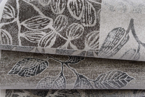 Babilon szürke leveles szőnyeg 14629/6353 Szőnyegszalon