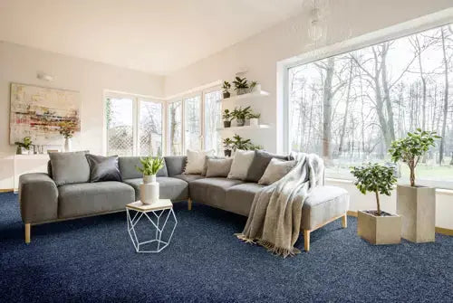 Pippa kék padlószőnyeg 500cm-es - Szőnyegszalon