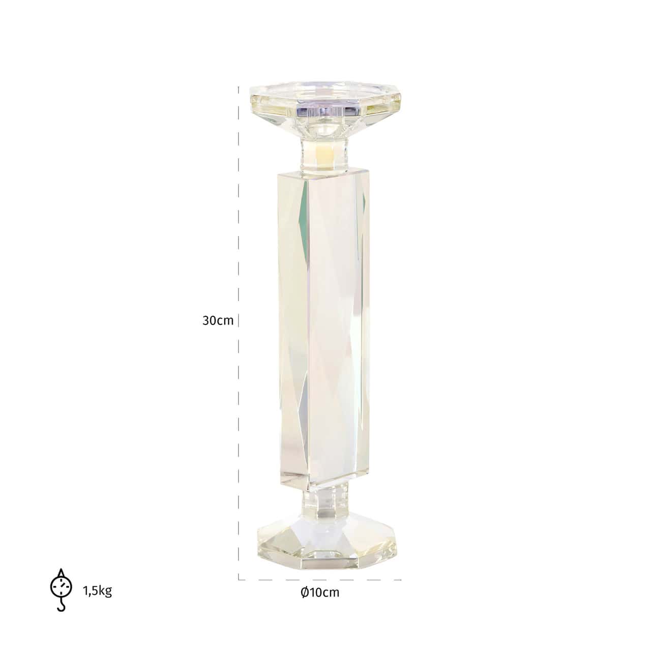 Rainbow gyertyatartó