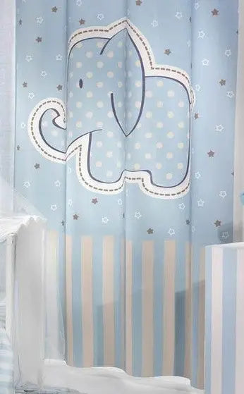 Africa blue függöny babaszobába 160x250 / kék