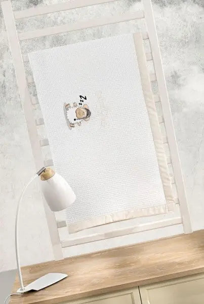 Aldo babatakaró 110x150 / beige-barna