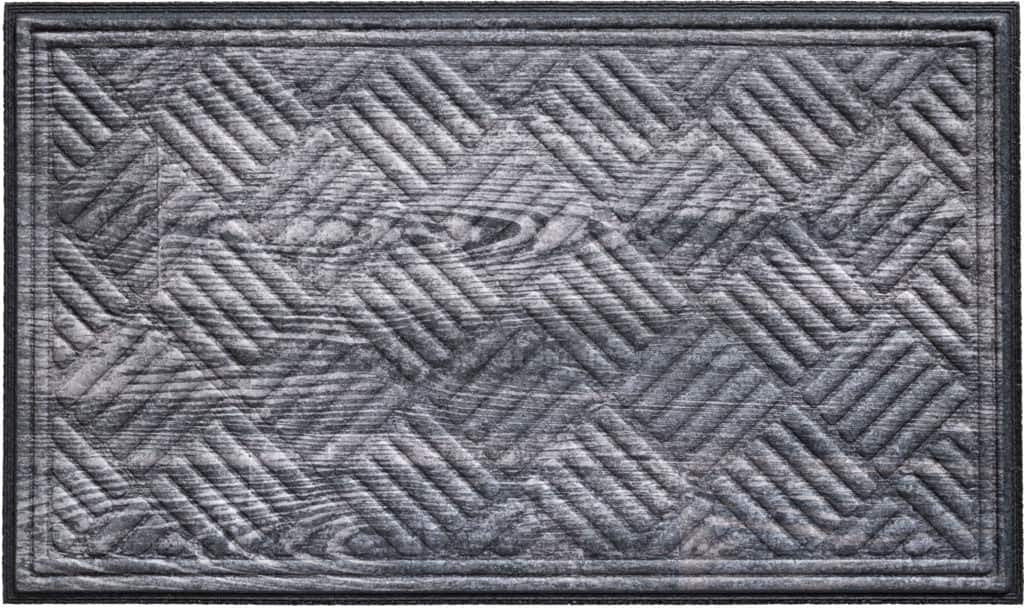 Amaron wood lábtörlő 45x75 / szürke