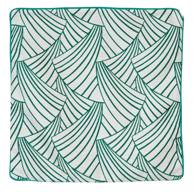 Ardeco zöld díszpárna töltettel 40x40 / zöld