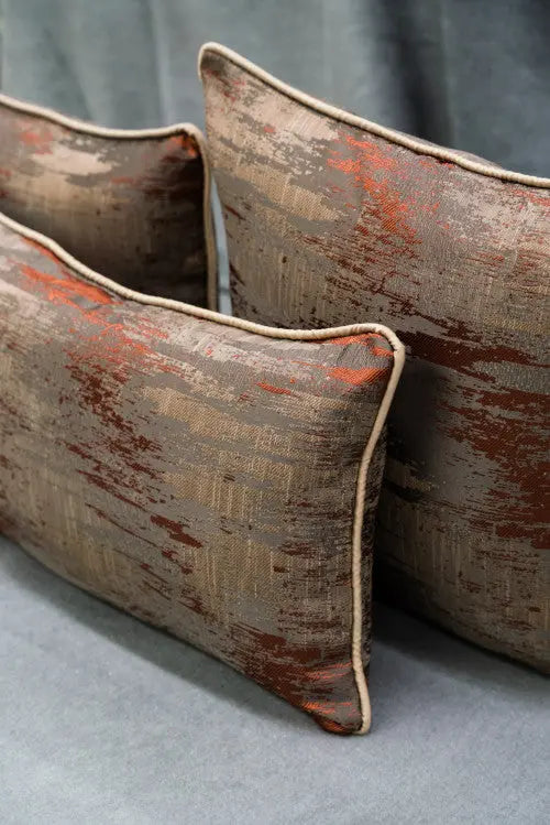 Asia 3 darabos terra díszpárna szett 5303 3 darabos szett / beige-barna