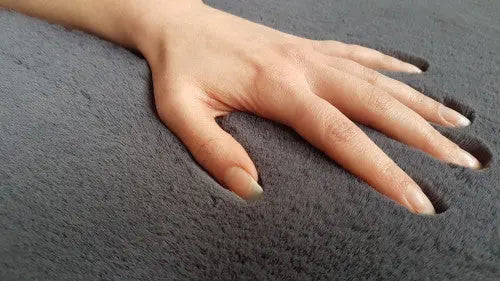 Bali antracit fürdőszoba szőnyeg 40x60 / szürke