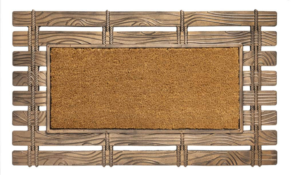 Barracuda natural lábtörlő 45x75 / beige-barna