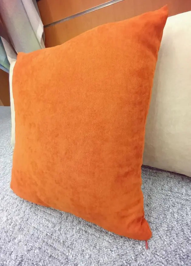 Basel terra színű díszpárna huzat 40x40 / sárga-narancs