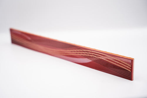 Bordó listello/Gemma bordeaux 4,5x40 / piros-bordó
