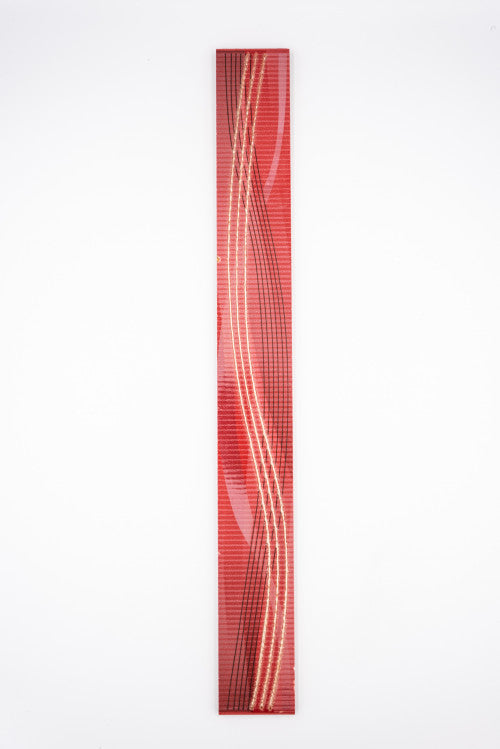 Bordó listello/Gemma bordeaux 4,5x40 / piros-bordó