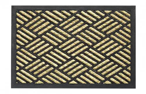 Boucara checker lábtörlő 40x60 / beige-barna