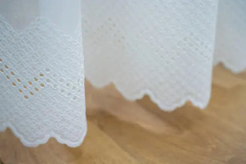 Cakkos aljú tetra sablé készfüggöny 140x250 / fehér