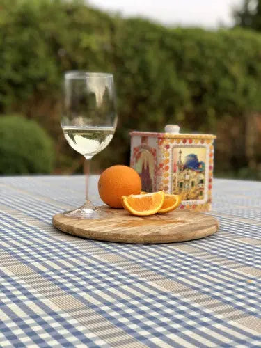 Catan kék terítő 140x140 / kék