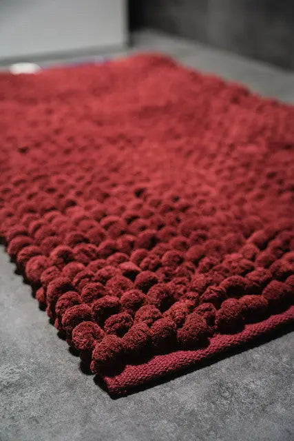 Celine Roseholz fürdőszoba szőnyeg 60x100 / piros-bordó
