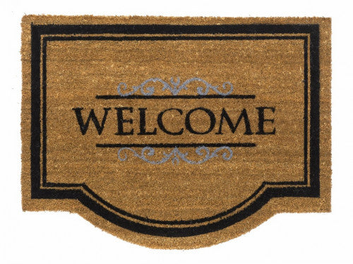 Coco Classic Welcome natural lábtörlő 60x80 / beige-barna