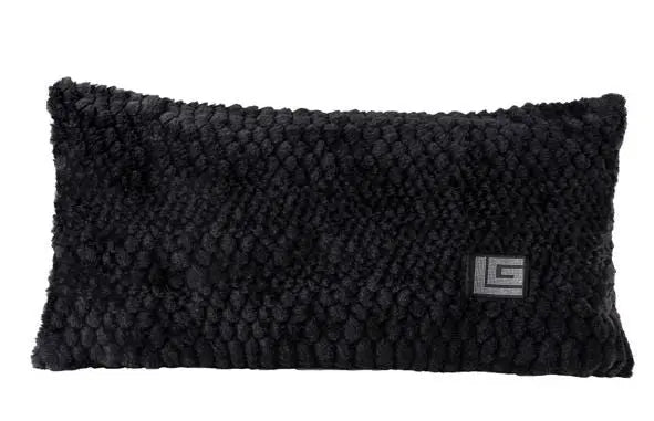 Crusty black díszpárna huzat 30x60 / szürke