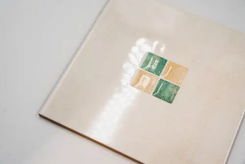 Dekorcsempe négyzetekkel/Pavona 20x20 / beige-barna