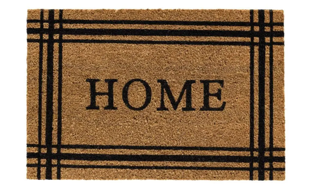 E-Coco home lines lábtörlő 40x60 / beige-barna