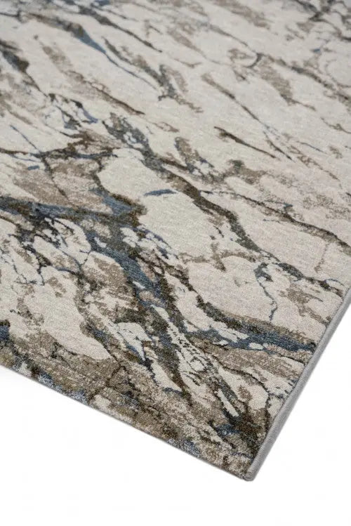 Effect natúr-kék márványos szőnyeg 83001/6151 133x195 / kék