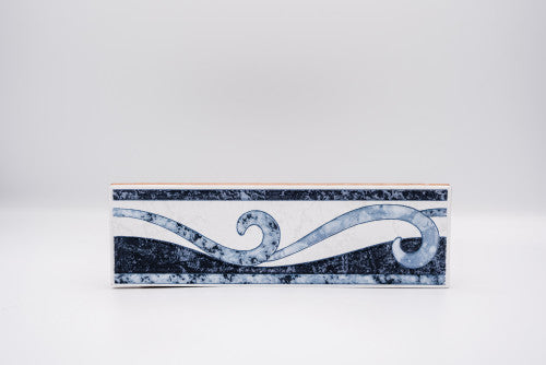 Égkék listello/Rodi blau 6x20 / kék
