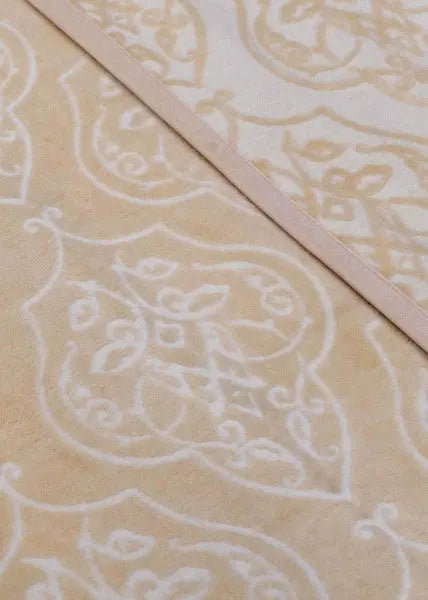 Elegance natúr pléd 140x200 / beige-barna