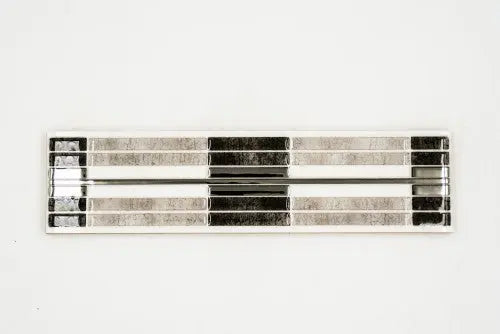 Ezüst csíkos listello/Linee 5x20 / szürke
