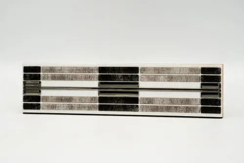 Ezüst csíkos listello/Linee 5x20 / szürke