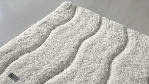 Fancy ivory fürdőszoba szőnyeg 55x85 / beige-barna