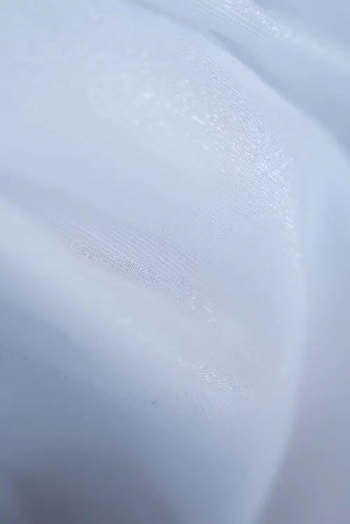 Fehér félorganza készfüggöny 140x250 / fehér