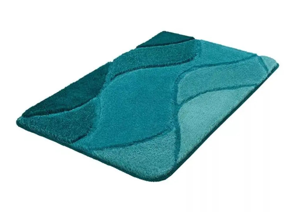 Fiona petrol fürdőszoba szőnyeg 55x65 / zöld