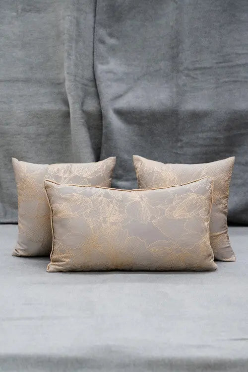 Flori díszpárna szett 5402 3 darabos szett / szürke