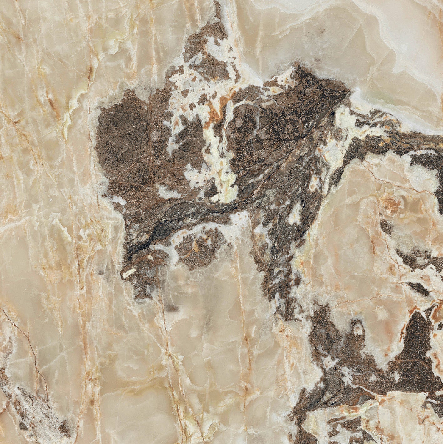 ONYX&MORE GOLDEN BLEND 80x180- Ez a burkolat az onyx kő áttetsző mélységét és aranyló erezetét idézve nemcsak látványával, hanem érzelmi hangulatával is bőséget, minőséget és biztonságérzetet sugároz.