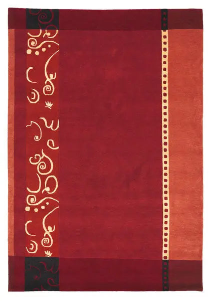 Gala mit Seide gyapjú szőnyeg 795 marron 70x140 / piros-bordó