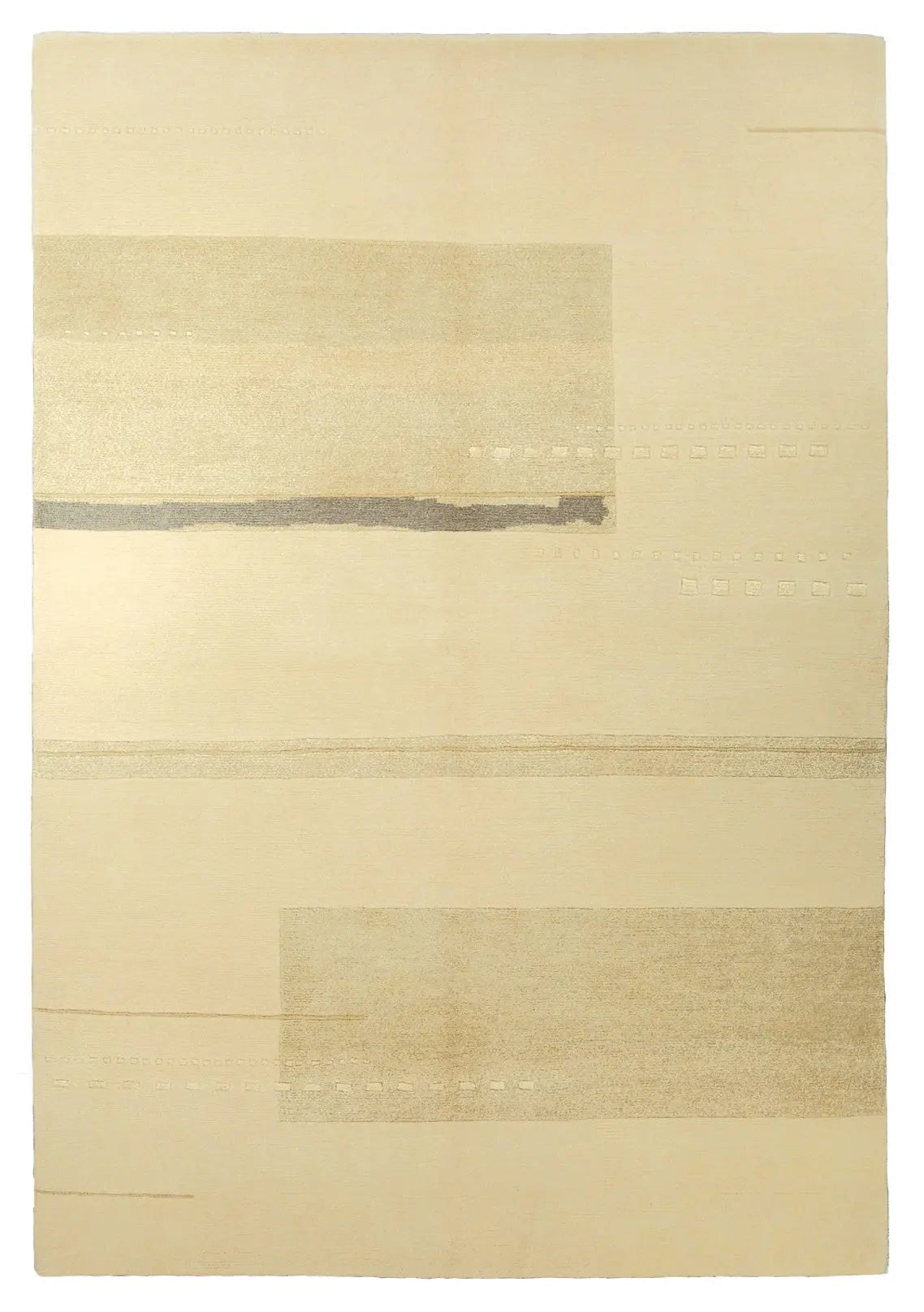 Gala mit Seide gyapjú szőnyeg 843 beige 70x140 / beige-barna
