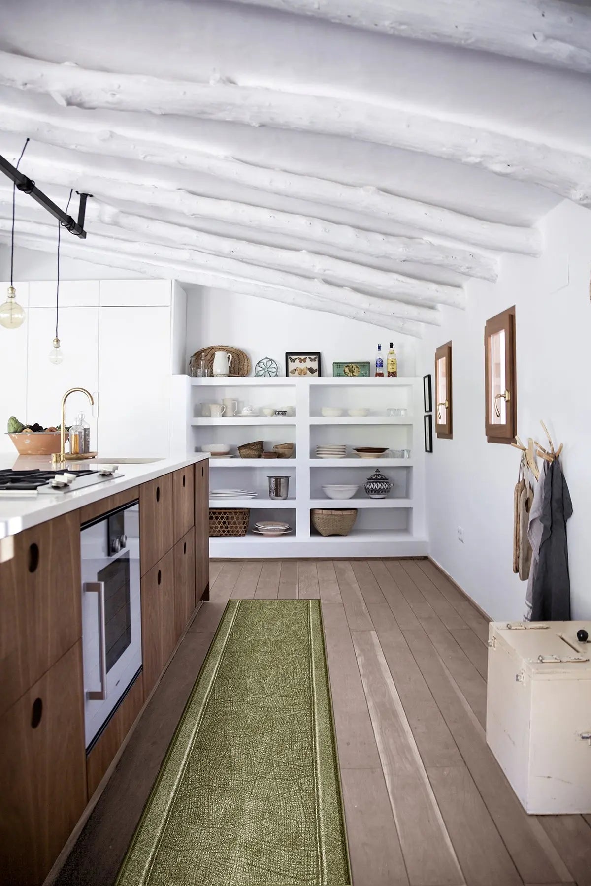 Border zöld futószőnyeg - Szőnyegszalon