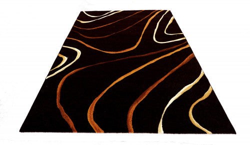 Intrigue szőnyeg 32829/3211 67x140 / beige-barna