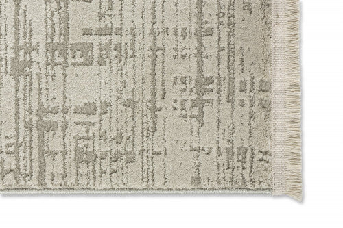 JOOP! Lines krém színű prémium szőnyeg 140x200 / beige-barna