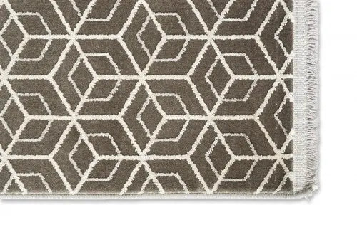 JOOP! Metric taupe prémium szőnyeg 140x200 / beige-barna