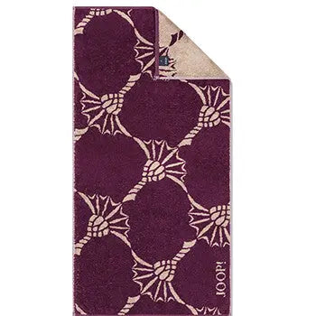 Joop! Infinity flower plum törölköző 50x100 / rózsaszín-lila