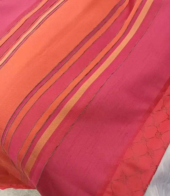 Joop! Stripes piros ágyterítő 260x350 / piros-bordó