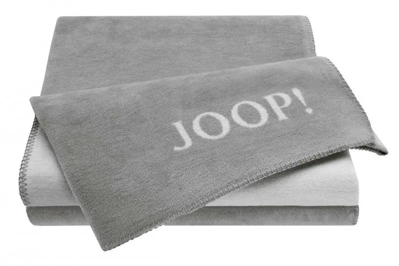Joop! Uni doubleface graphit pléd 150x200 / szürke