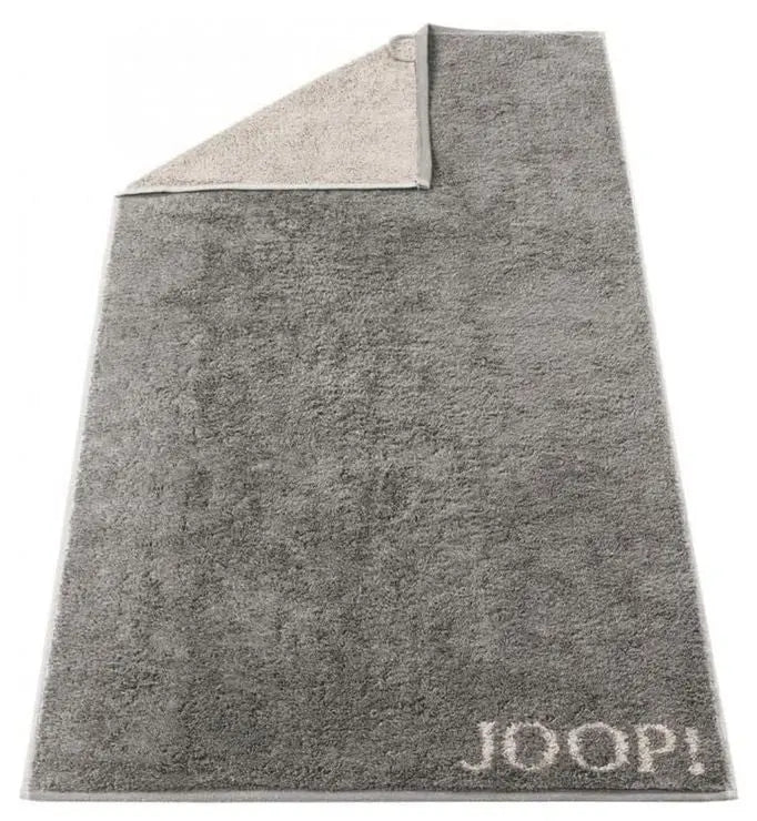 Joop! Uni doubleface graphit törölköző 50x100 / szürke