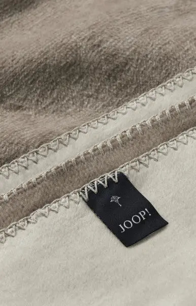Joop! Uni doubleface sand-pergament pléd 150x200 / beige-barna