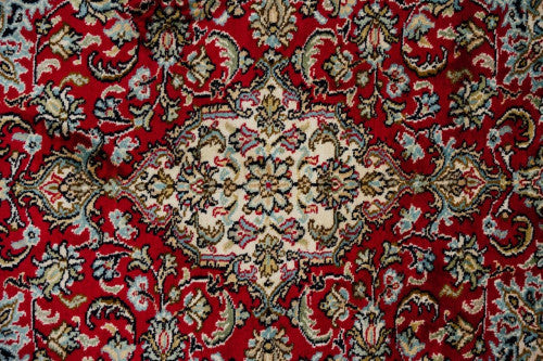 Kashan red selyemszőnyeg 65X88 65x88 / piros-bordó