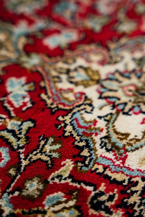Kashan red selyemszőnyeg 65X88 65x88 / piros-bordó