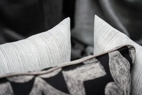 Kasia ezüst-fehér díszpárna szett 11 3 darabos szett / fehér