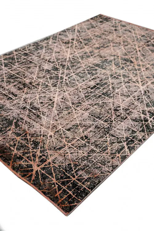 Kasmir Aragon exkluzív, modern mintás szőnyeg AY24B 3802-304 80x150 / sárga-narancs