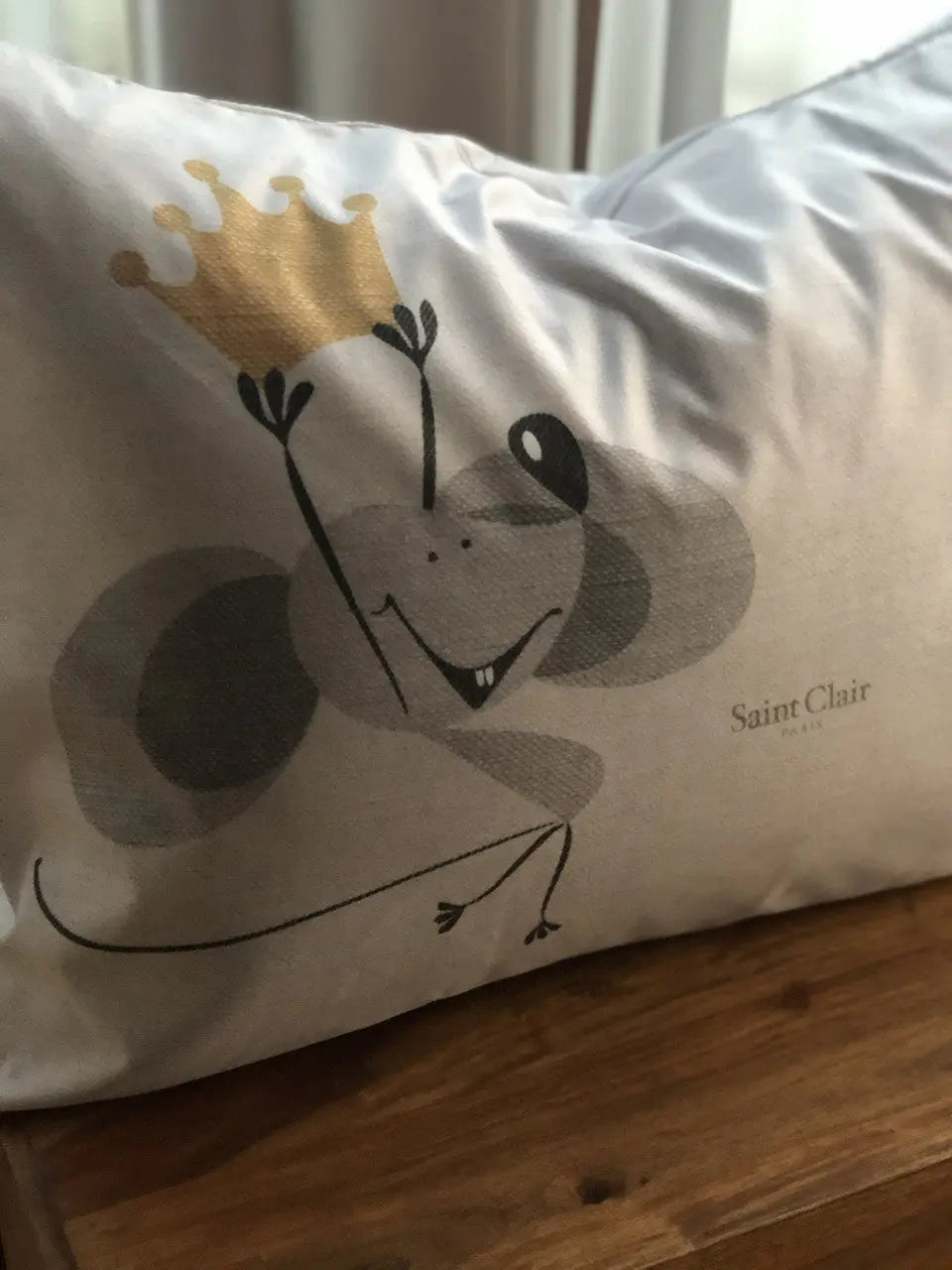 King díszpárna huzat 50x70 / szürke