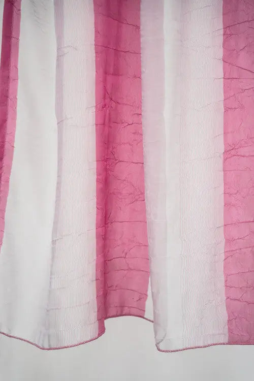 Lila organza készfüggöny 140x250 / rózsaszín-lila