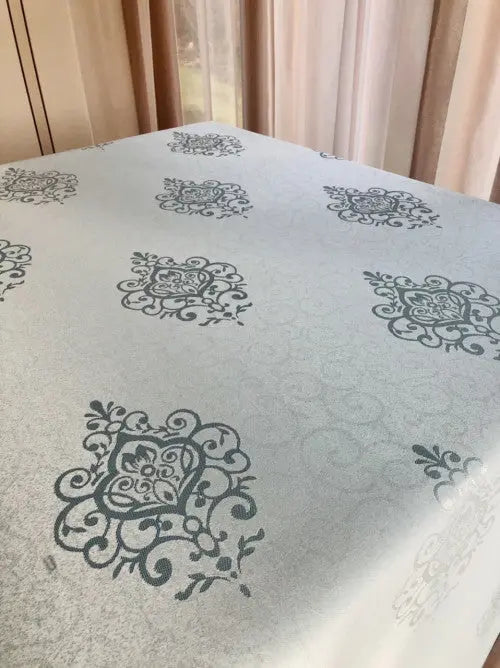 Lívia teflonos türkiz kék-zöld terítő 120x150 / zöld