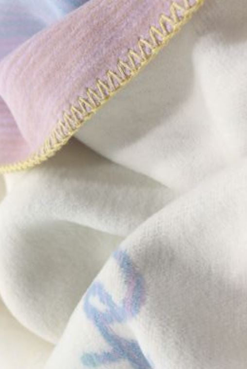 Lovely & Sweet Milestone pléd 100x150 / beige-barna